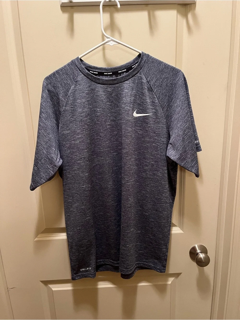 Nike Men’s Heathered Dark Blue Short-Sleeve Dri-FIT Tee